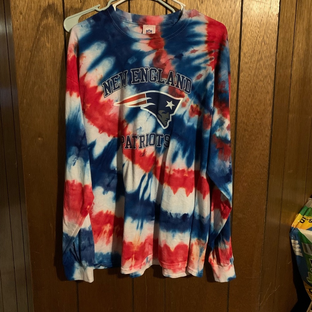 Custom Tie Dye New England Patriots Shirt